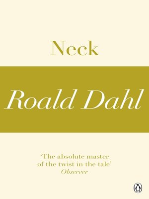 cover image of Neck (A Roald Dahl Short Story)